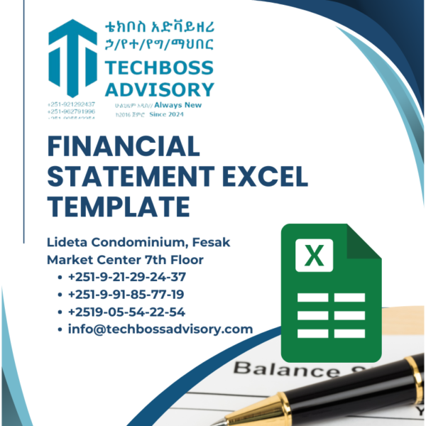Financial Statement Excel Template
